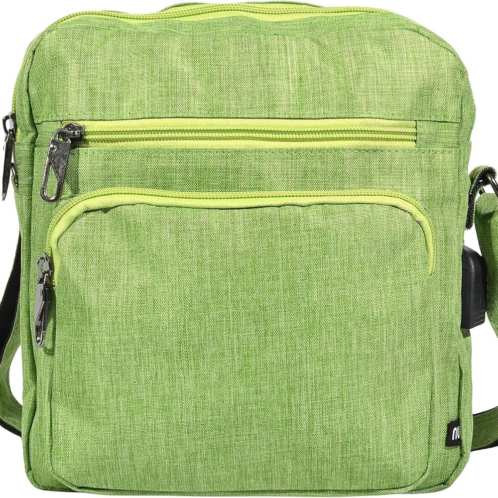 NWT Nupiuch shoulder bag anti theft, USB, many pockets.easy to clean. No flaws!